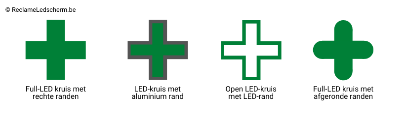 LED-kruis vormen voor apothekers