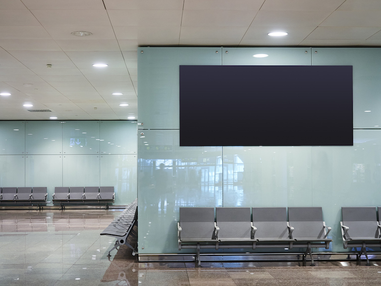 LED-scherm voor wachtzaal,  vergaderzaal, terminal, metro...